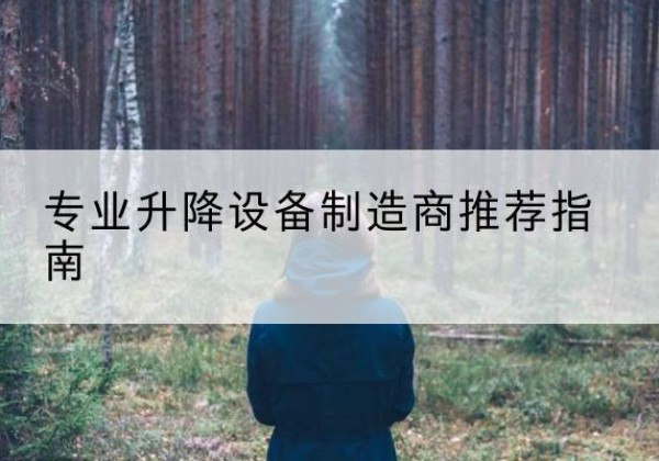 元谋电动剪叉升降平台厂家-专业升降设备制造商推荐指南
